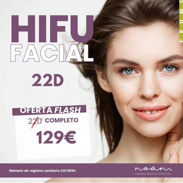 Oferta de tratamiento facial HIFU 22D